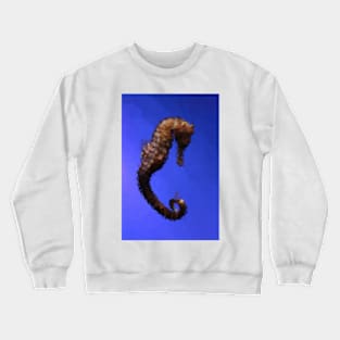 Low Poly Seahorse Crewneck Sweatshirt